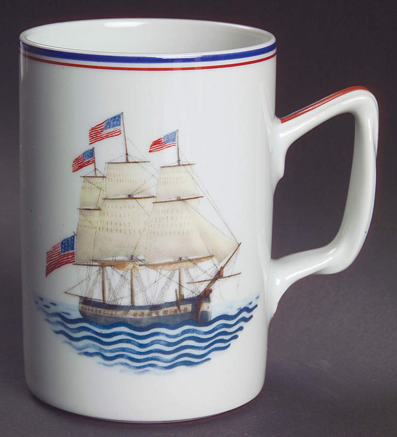 Our Maritime Heritage-American Ship Mug by Mottahedeh-1