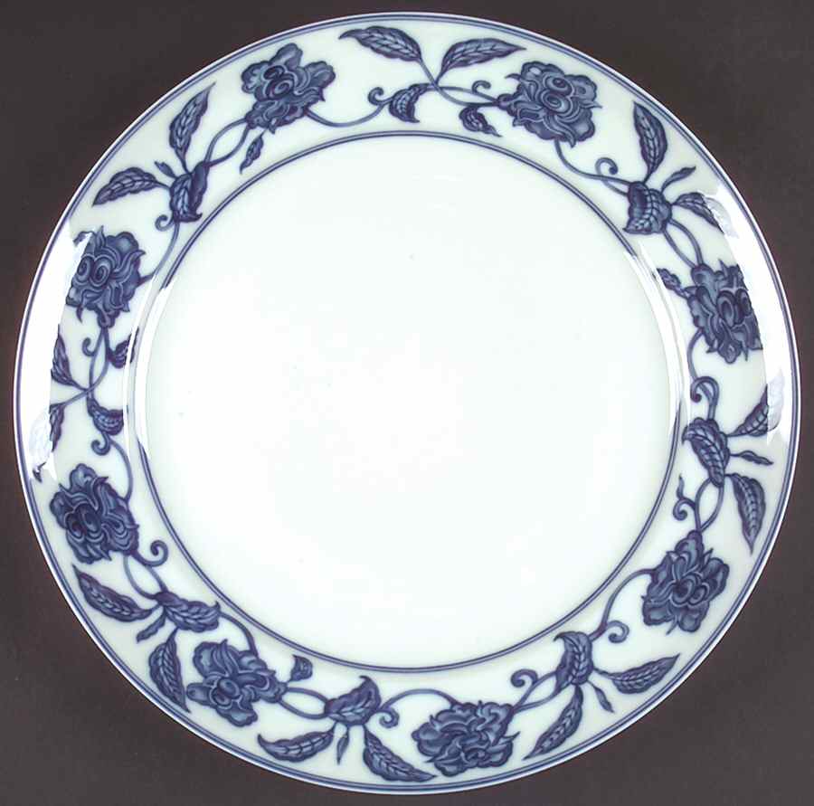 Palace Blue 13" Chop Plate (Round Platter) by Mottahedeh-1
