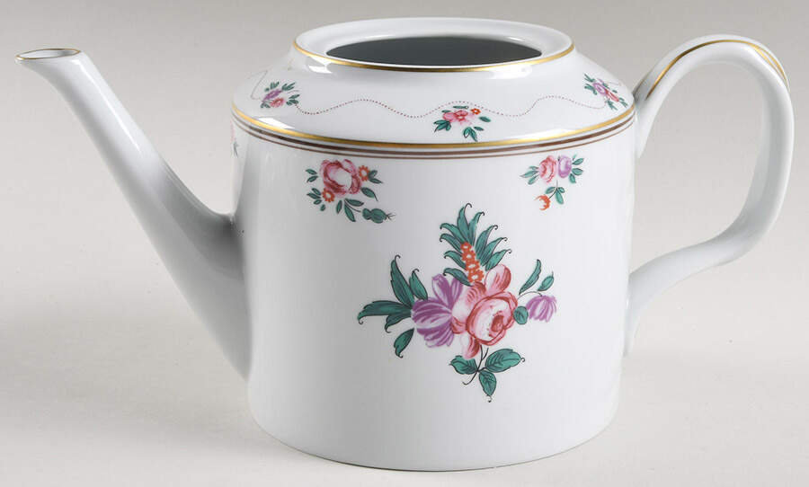 Peking Rose Teapot No Lid by Mottahedeh-1