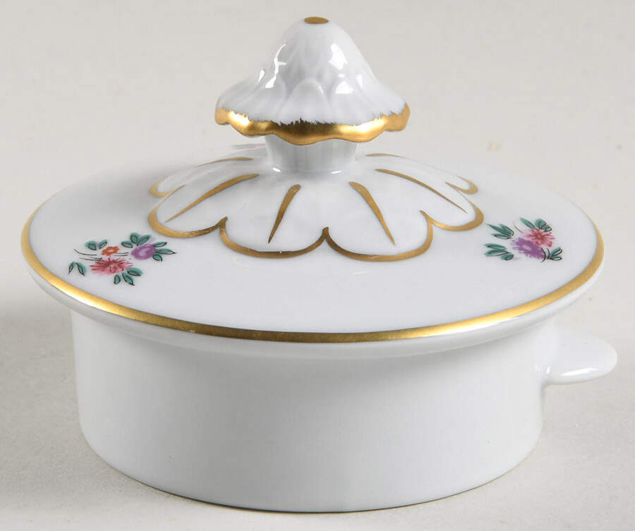 Peking Rose Lid for Teapot by Mottahedeh-1