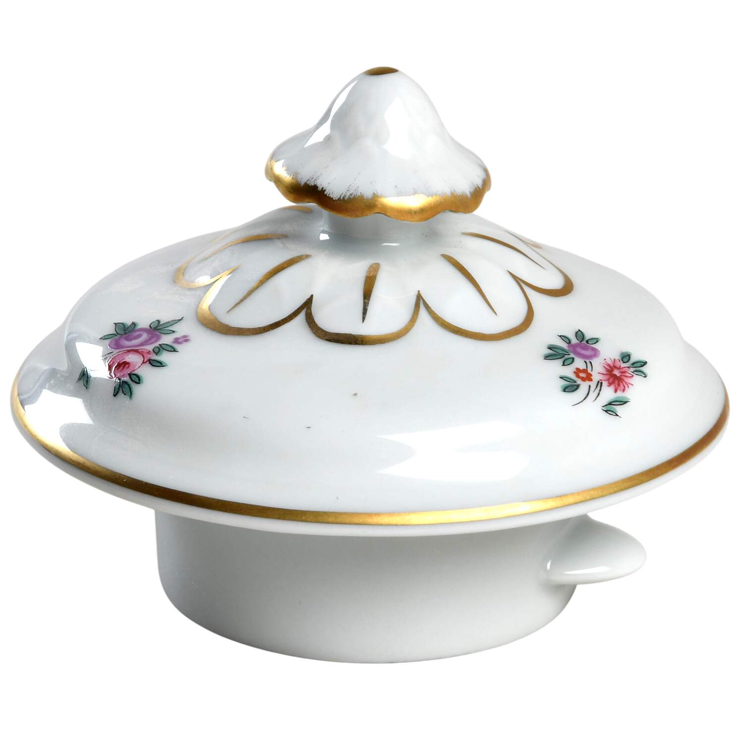 Peking Rose Lid for Coffee Pot by Mottahedeh-1