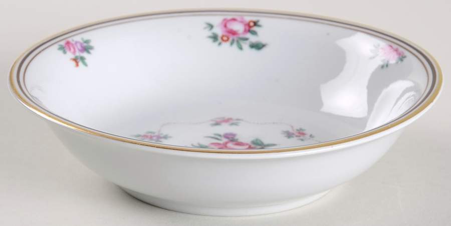 Peking Rose Fruit/Dessert (Sauce) Bowl by Mottahedeh-1