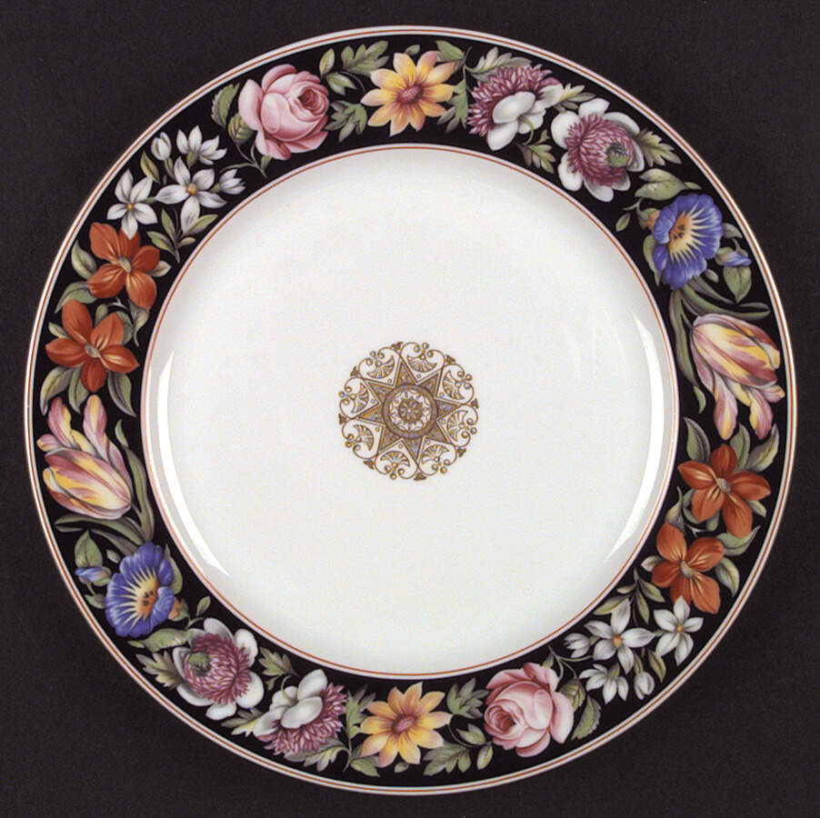 Regency Rose Dinner Plate by Mottahedeh-1