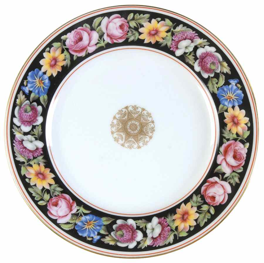 Regency Rose Bread & Butter Plate by Mottahedeh-1