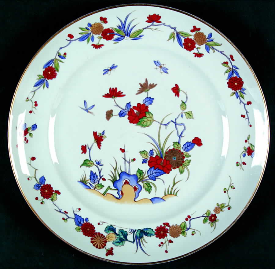 Rock Garden (Pale Blue) Dinner Plate by Mottahedeh-1