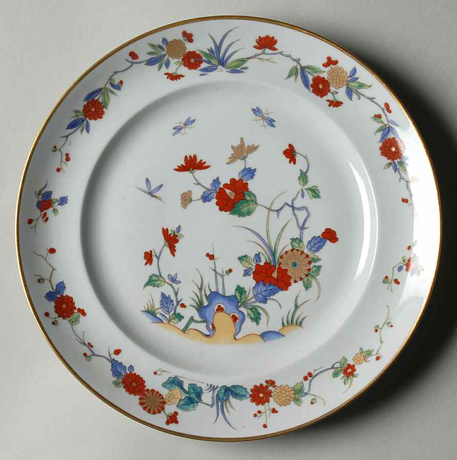Rock Garden (Pale Blue) Salad Plate by Mottahedeh-1