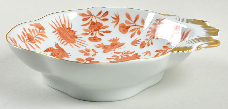 Sacred Butterfly (No Gold Accents) Shell Shaped Dish by Mottahedeh-1