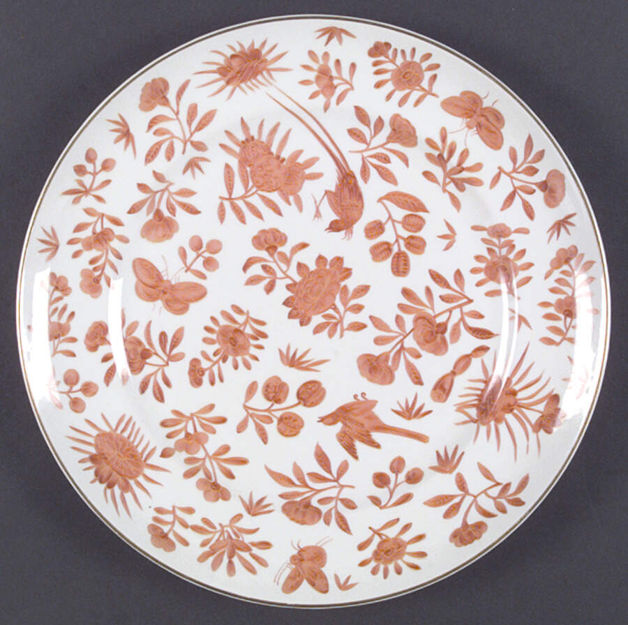 Sacred Butterfly (No Gold Accents) Dinner Plate by Mottahedeh-1