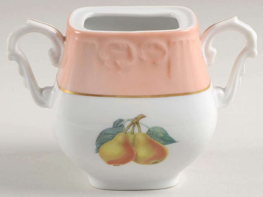 Summer Fruit Sugar Bowl No Lid by Mottahedeh-1