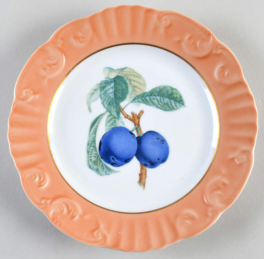 Summer Fruit Salad/Dessert Plate by Mottahedeh-1
