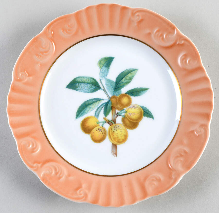 Summer Fruit Dessert/Salad Plate by Mottahedeh-1