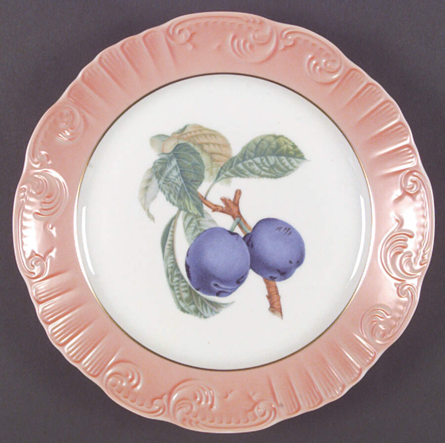 Summer Fruit Dinner Plate by Mottahedeh-1