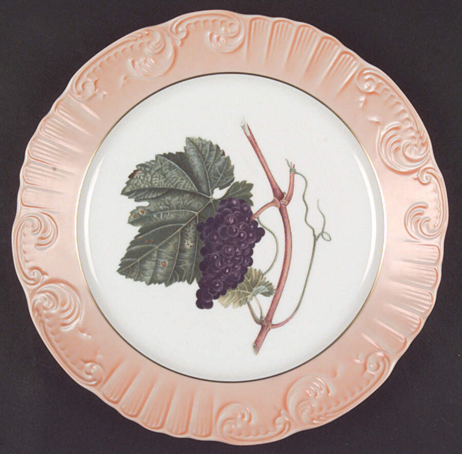 Summer Fruit Dinner Plate by Mottahedeh-1