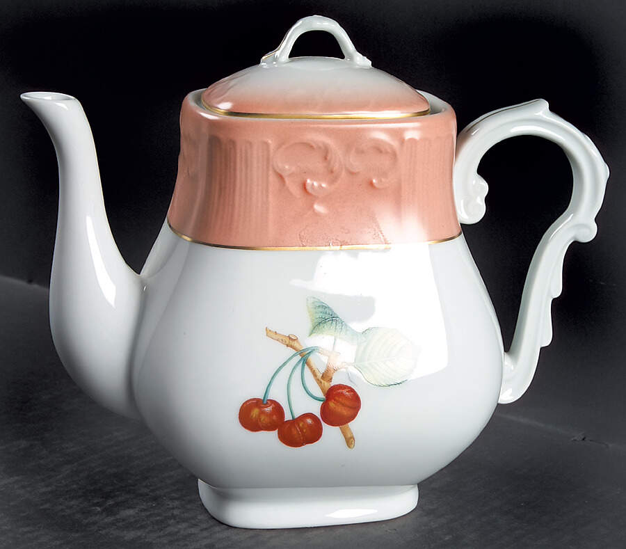 Summer Fruit Teapot & Lid by Mottahedeh-1