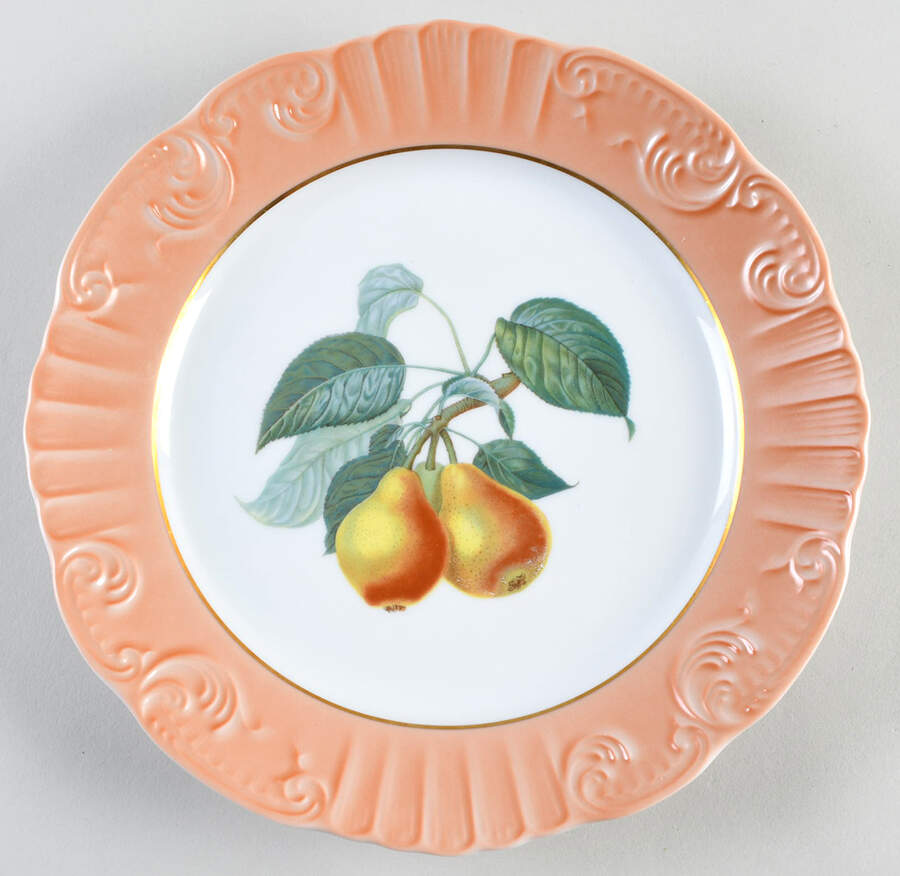 Summer Fruit Dinner Plate by Mottahedeh-1