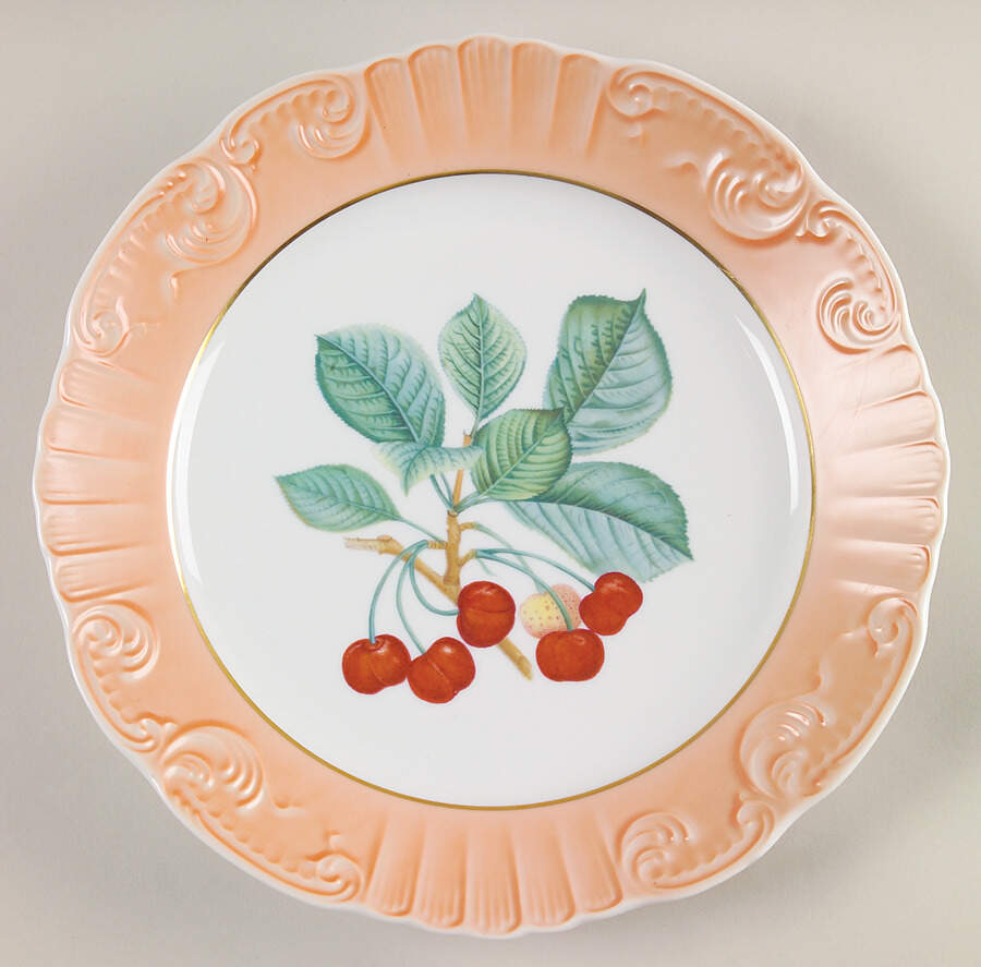 Summer Fruit Dinner Plate by Mottahedeh-1