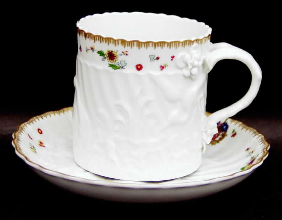 Swan Service Flat Cup & Saucer Set by Mottahedeh-1