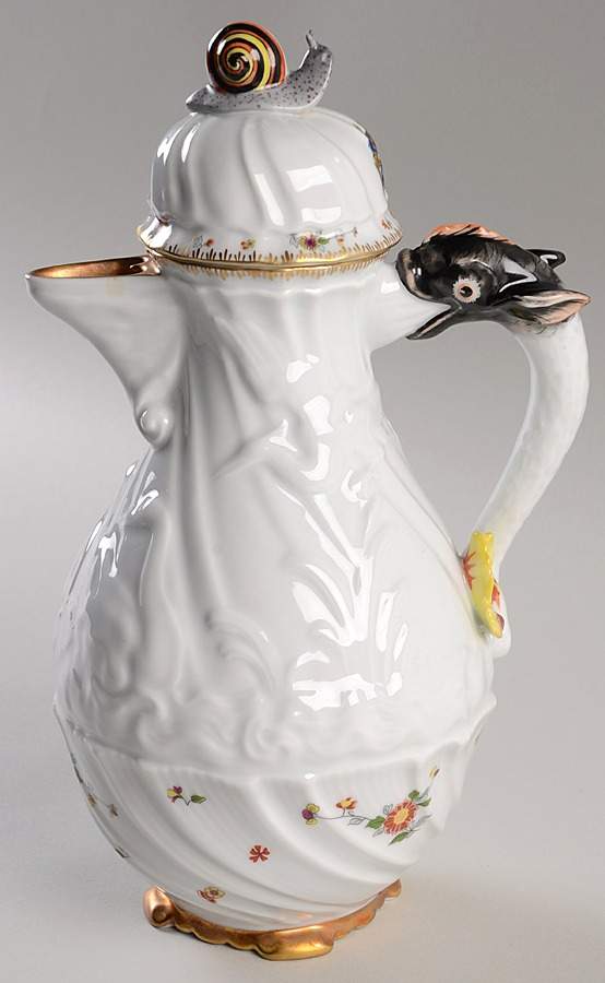 Swan Service Coffee Pot & Lid by Mottahedeh-1