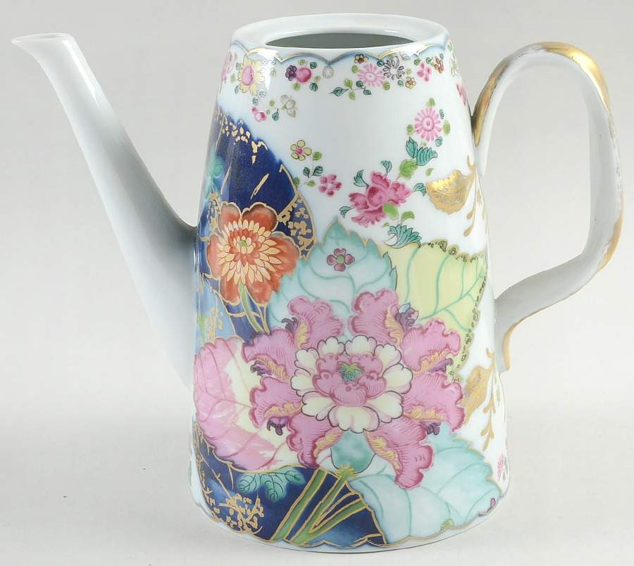 Tobacco Leaf Coffee Pot No Lid by Mottahedeh-1