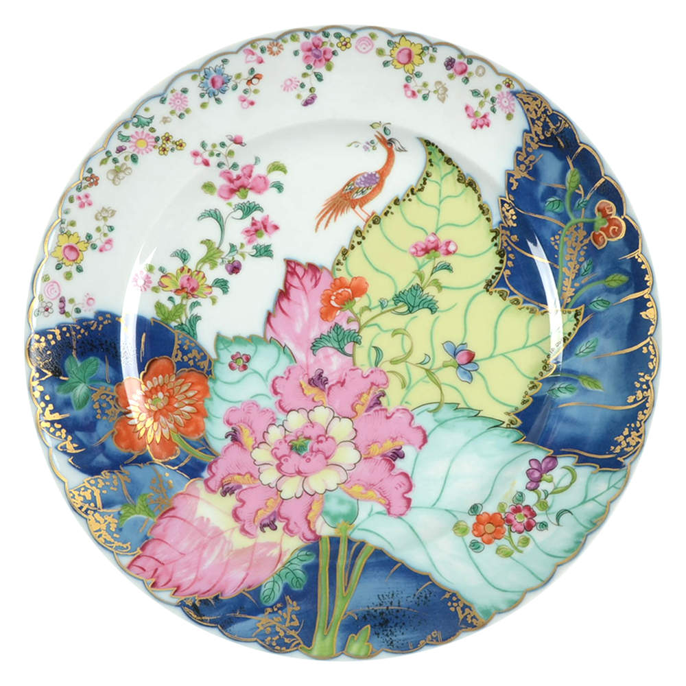 Tobacco Leaf Salad/Dessert Plate by Mottahedeh-1