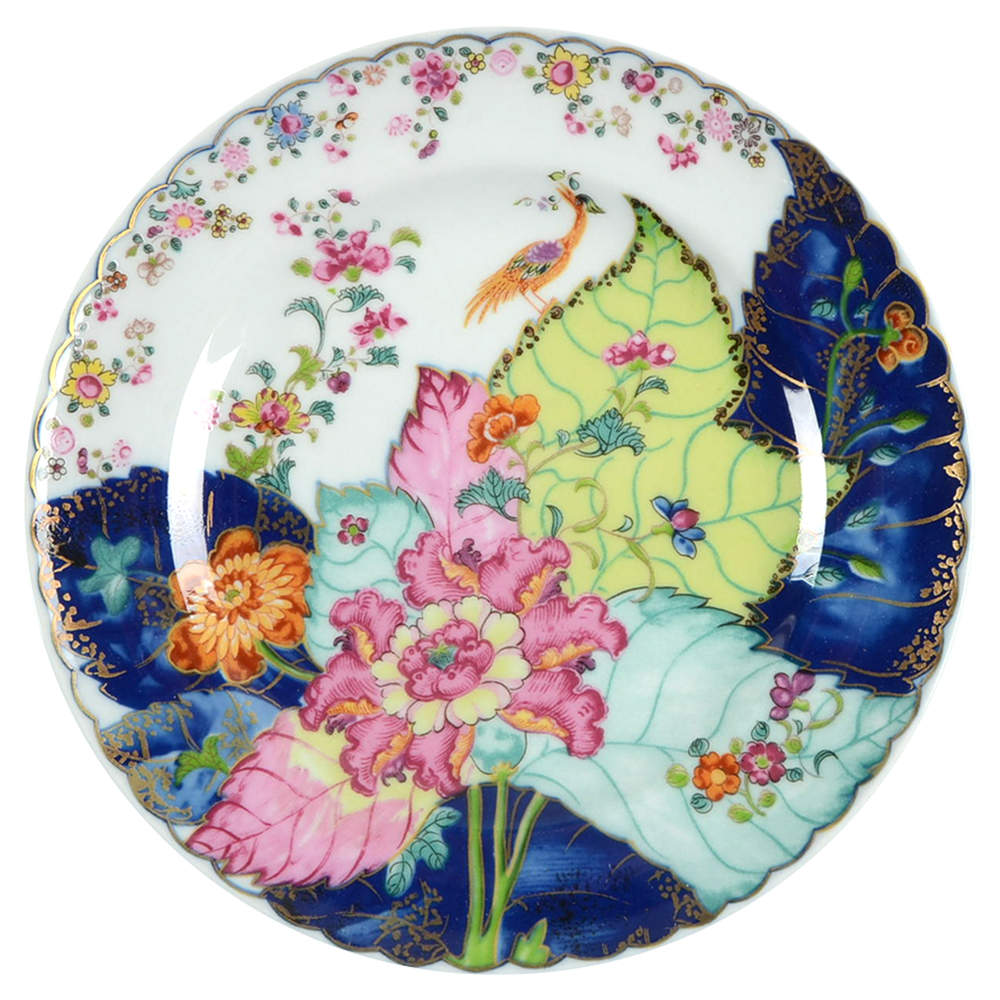 Tobacco Leaf Bread & Butter Plate by Mottahedeh-1