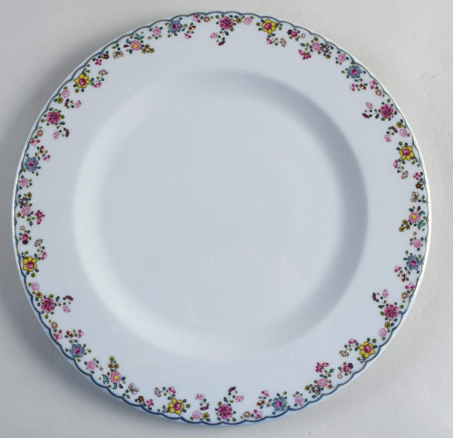 Tobacco Leaf Service Plate (Charger) by Mottahedeh-1
