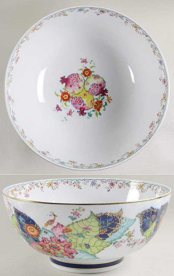 Tobacco Leaf Presentation Bowl by Mottahedeh-1