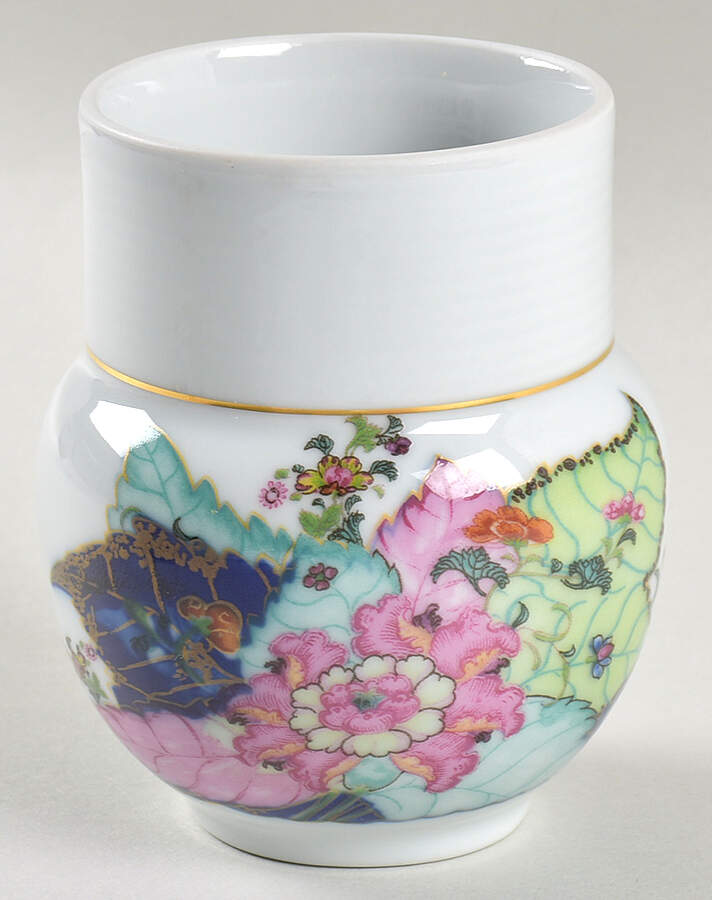 Tobacco Leaf Shang Vessel No Lid by Mottahedeh-1