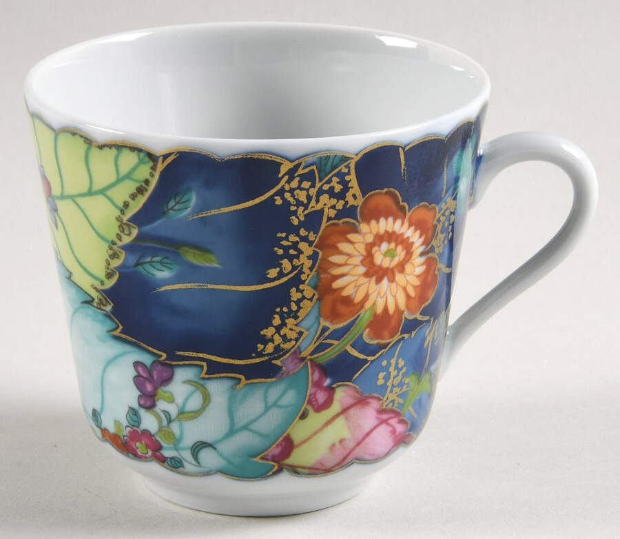 Tobacco Leaf Flat Cup by Mottahedeh-1