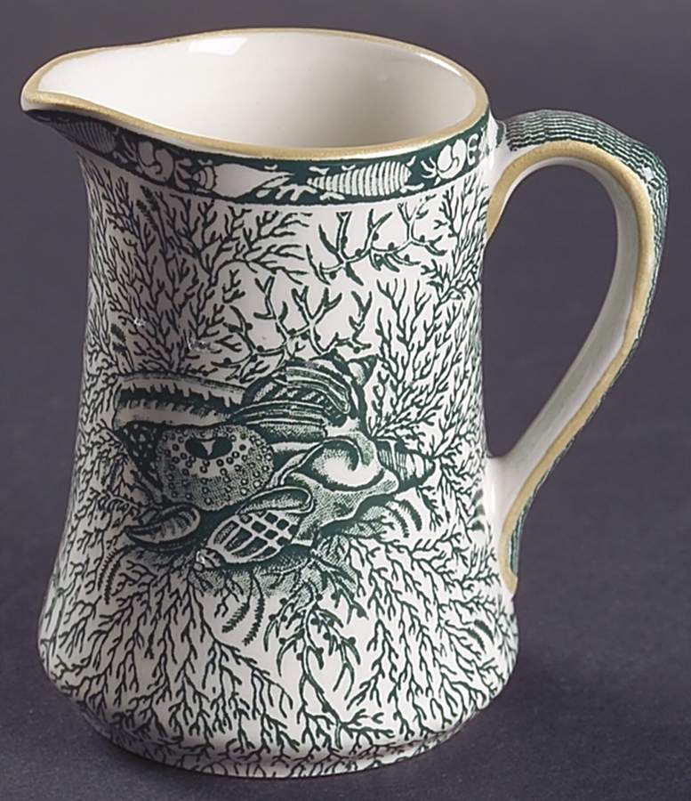 Torquay Green (Yellow Trim) Creamer by Mottahedeh-1