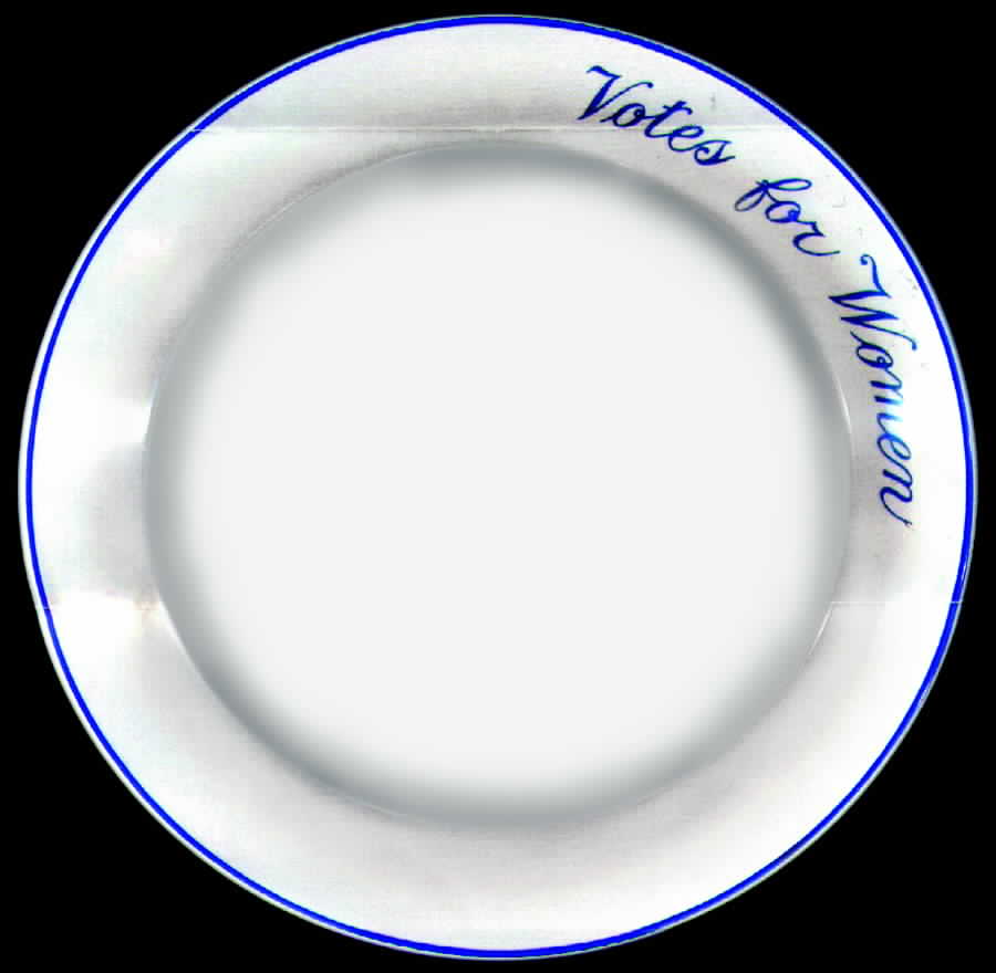 Votes For Women Dinner Plate by Mottahedeh-1