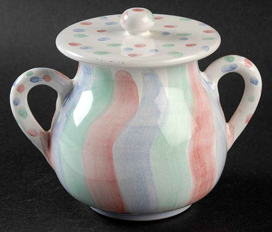 Chenille Sugar Bowl & Lid by Mesa Intl-1