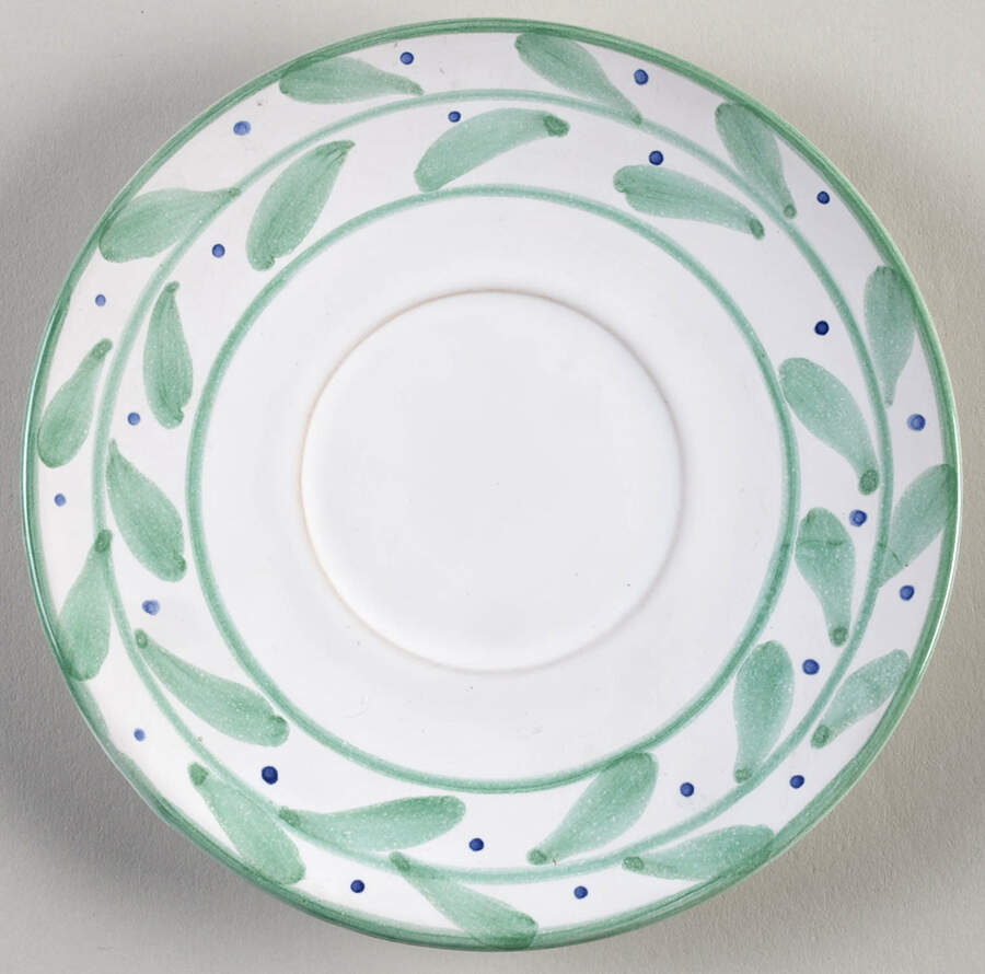 Quilt Americana Saucer for Flat Cup by Mesa Intl-1