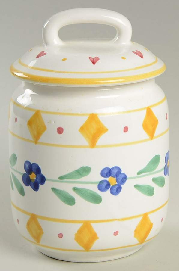 Quilt Americana Small Canister & Lid by Mesa Intl-1