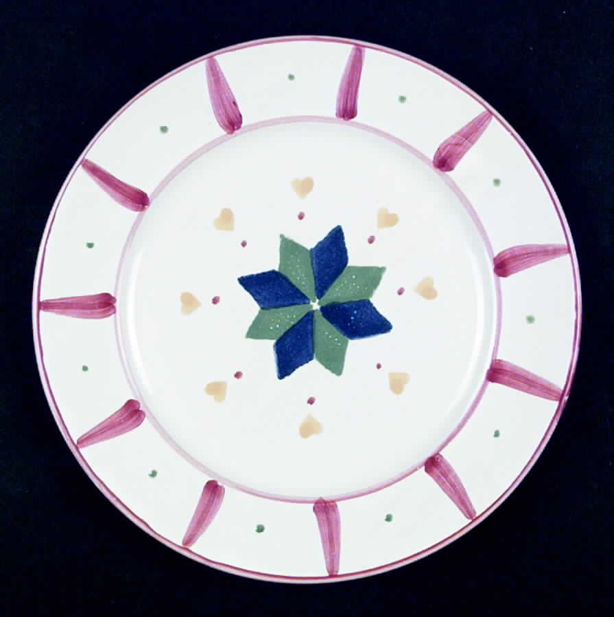Quilt Americana Salad/Dessert Plate by Mesa Intl-1