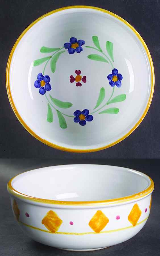 Quilt Americana Coupe Cereal Bowl by Mesa Intl-1