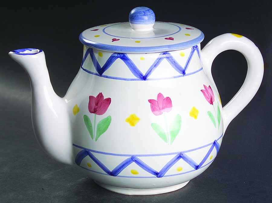 Quilt Americana Teapot & Lid by Mesa Intl-1