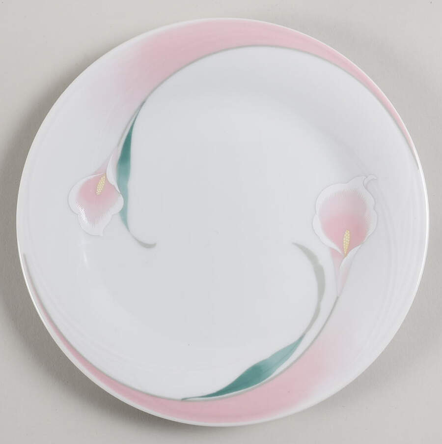 Ballerina Mauve Coupe Salad Plate by MSC-1