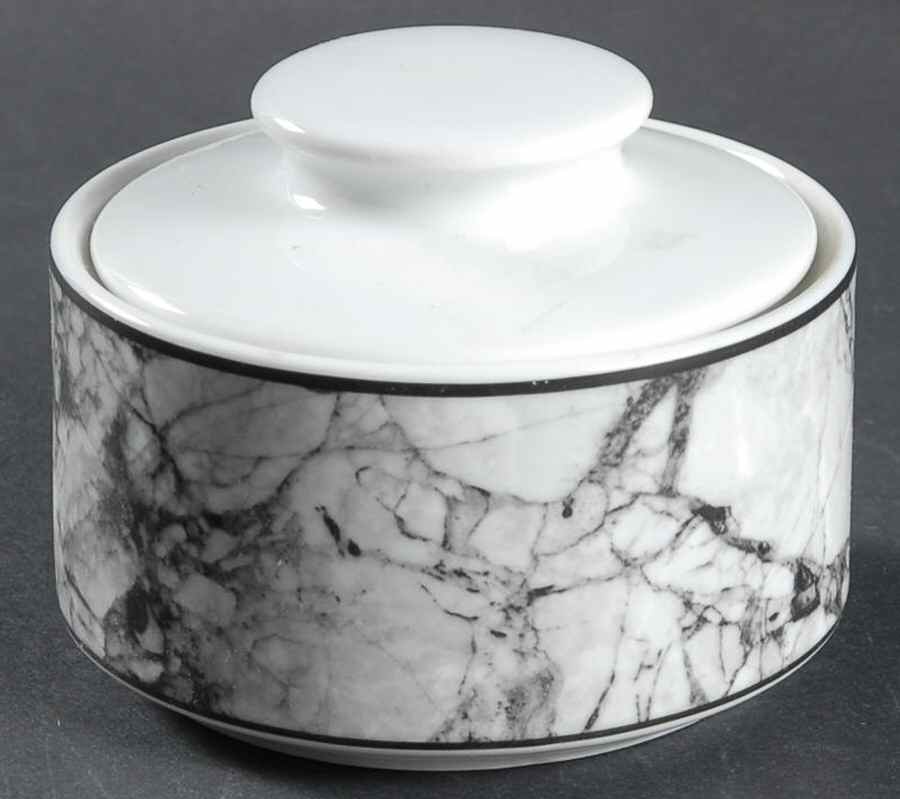 Onyx Sugar Bowl & Lid by MSC-1