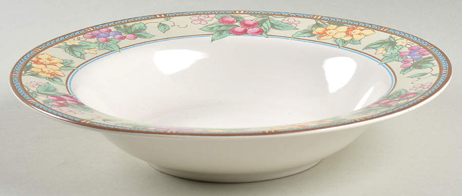 Blossom Large Rim Soup Bowl by Misono-1