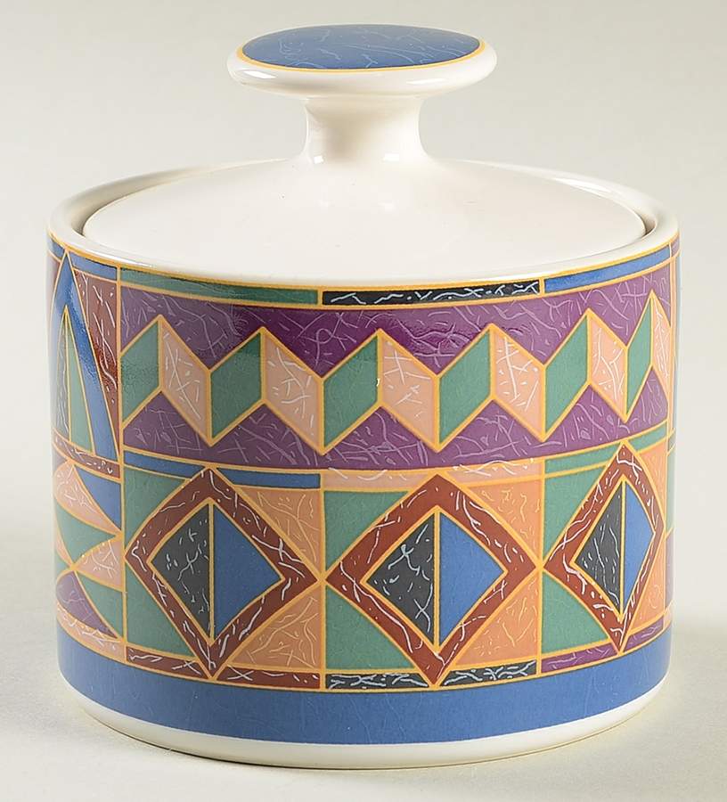 Mirage Sugar Bowl & Lid by Misono-1