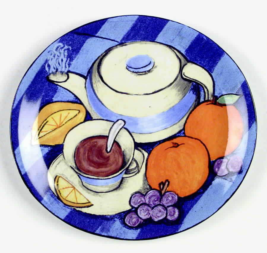 Tea Time Dinner Plate by Misono-1