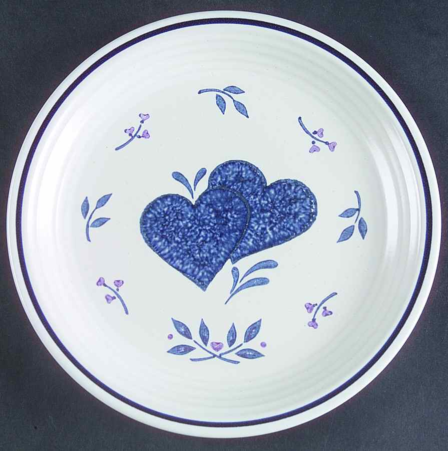 Hearts Salad Plate by Market Square-1