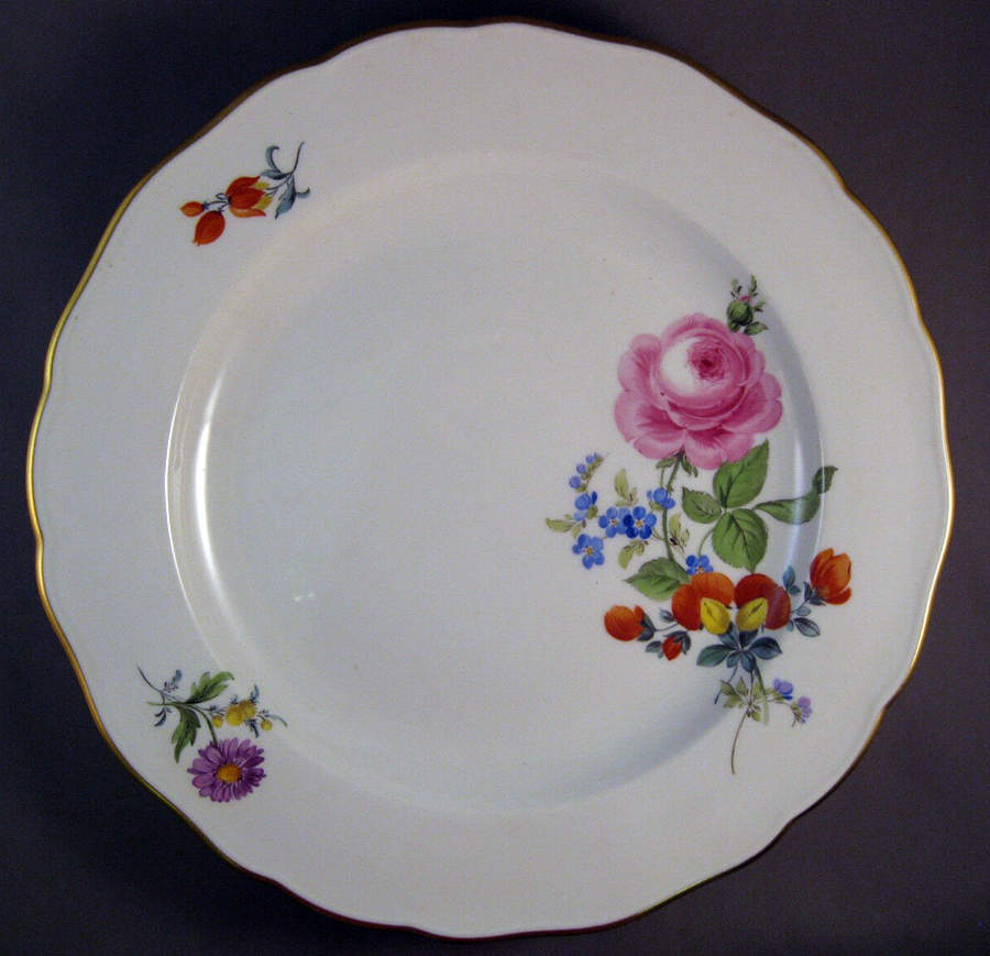 070110 Dinner Plate by Meissen (Germany)-1