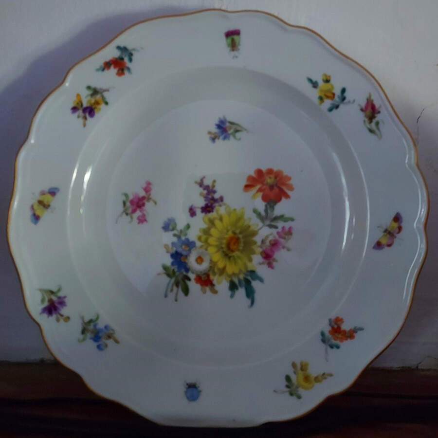 220110 Dessert/Pie Plate by Meissen (Germany)-1