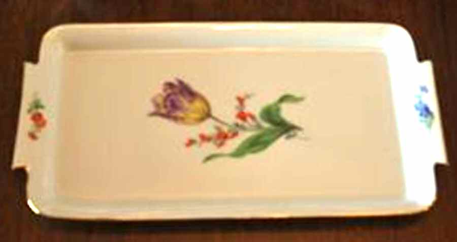 220110 Large Sandwich Tray by Meissen (Germany)-1