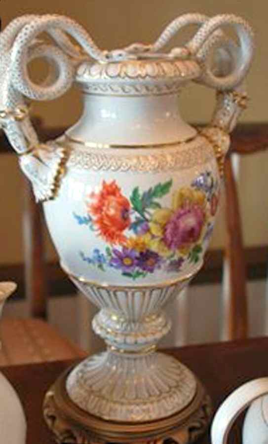 220110 15" Vase by Meissen (Germany)-1