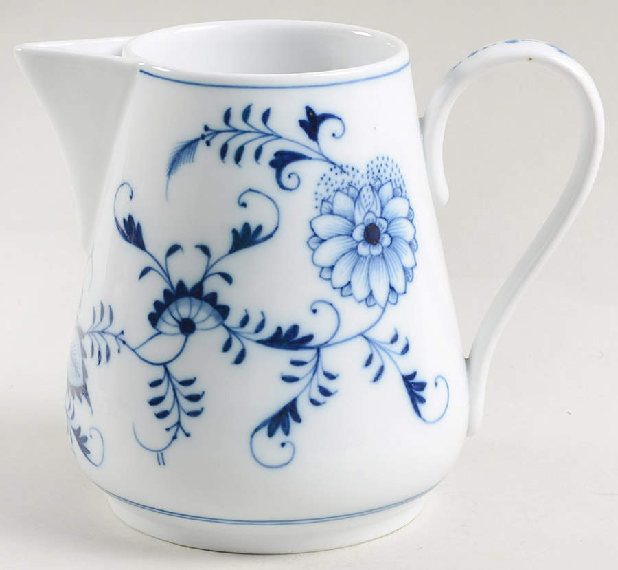 Blue Onion (Oval Backstamp) Mini Coffee Pot & Lid by Meissen (Germany)-1