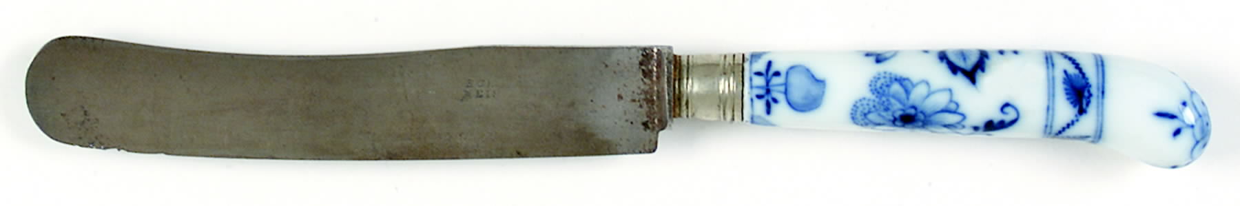 Blue Onion ("Sword" Backstamp) Large Dinner Knife by Meissen (Germany)-1