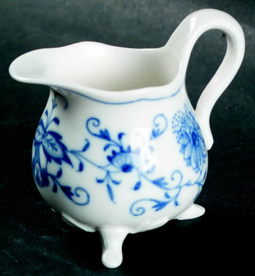 Blue Onion ("Sword" Backstamp) Individual Creamer by Meissen (Germany)-1